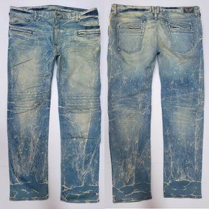 New Men's ROBIN'S JEAN sz 44 MOTARD Slim Straight Jeans